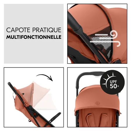 Protection solaire avec ouvertures latérales