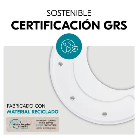 Material sostenible y con certificación GRS