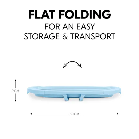 Flat folding for an easy storage and transport