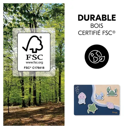 Jeu durable en bois certifié FSC®