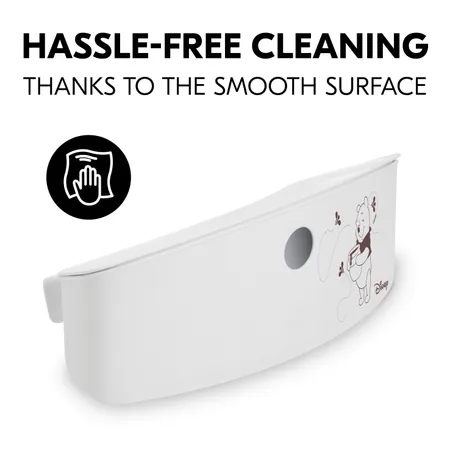 Hassle-free cleaning thanks to the smooth surface