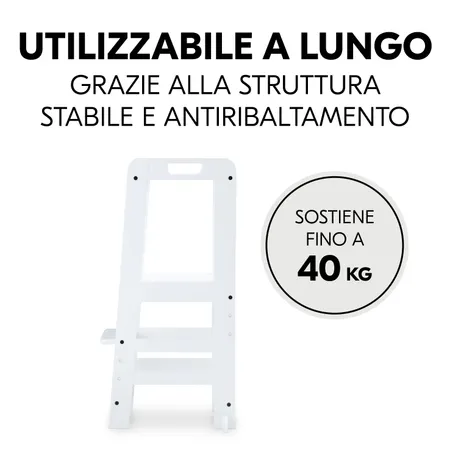 Utilizzabile a lungo grazie alla struttura stabile