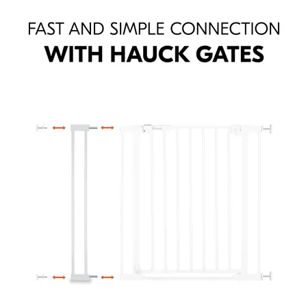 Fast and simple connection with hauck gates