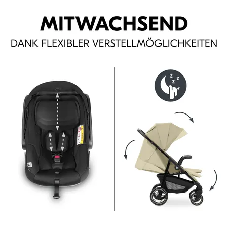 Mitwachsend dank flexibler Verstellmöglichkeiten