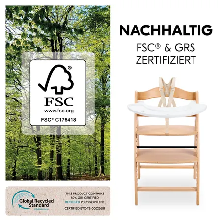 Gefertigt aus nachhaltigen Materialien