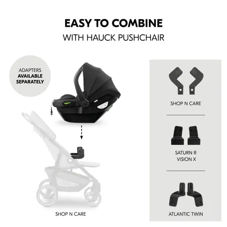 Easy to use with hauck pushchair