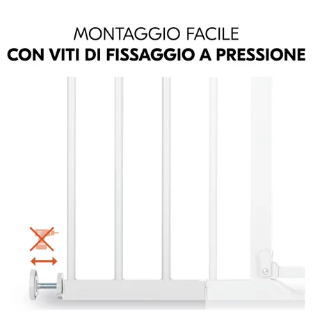 Fissaggio a pressione semplice e stabile