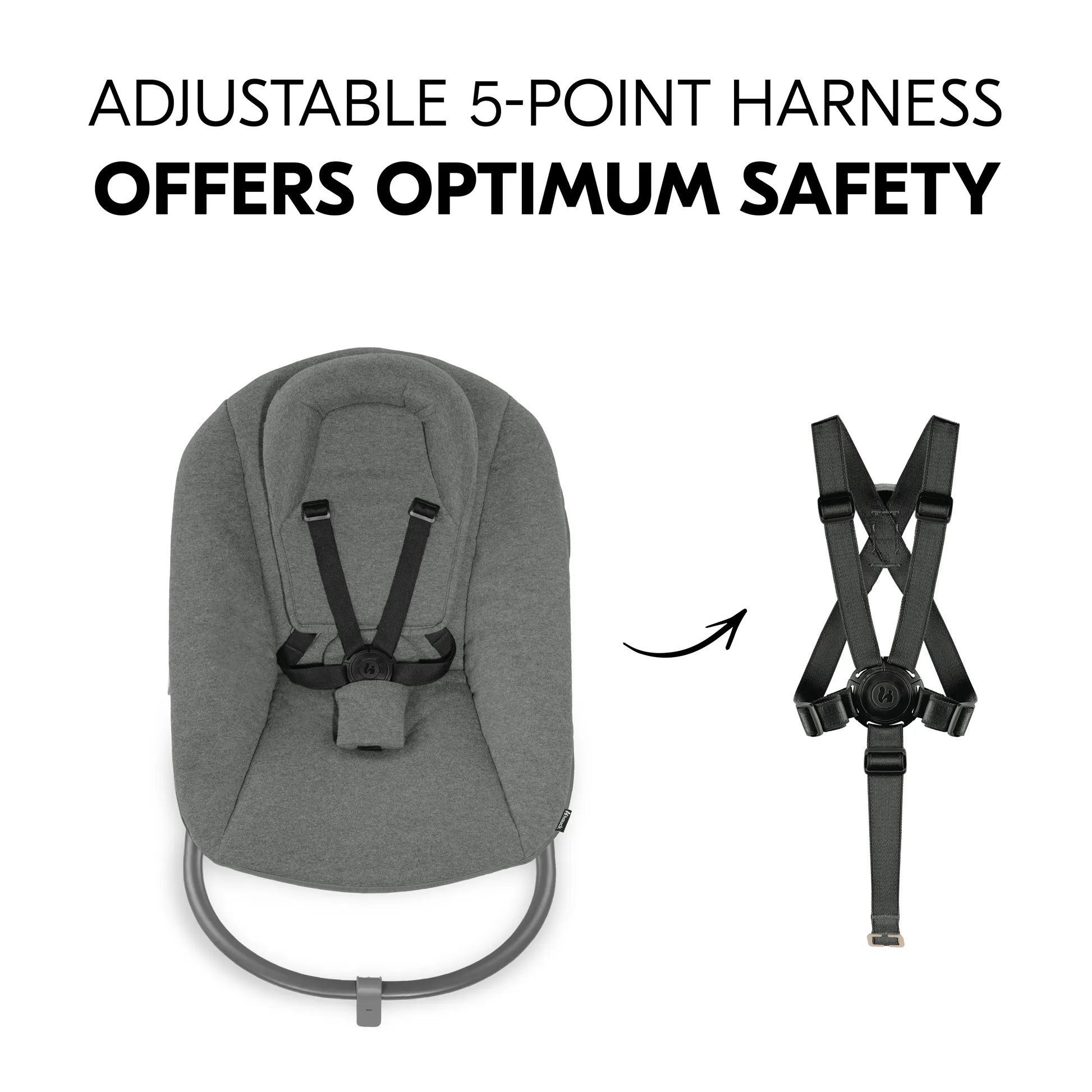 Alpha Bouncer Premium with 5-point harness