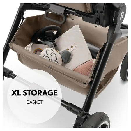Ample storage space in the XL basket