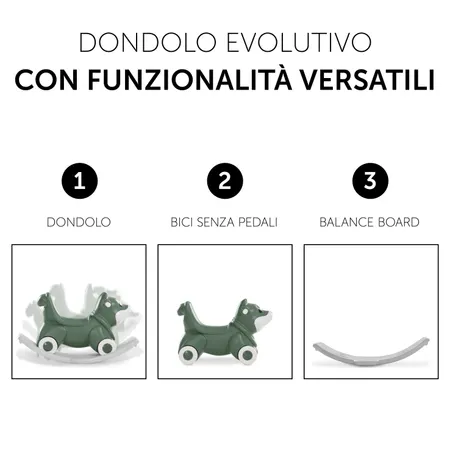 Dondolo a forma di volpe