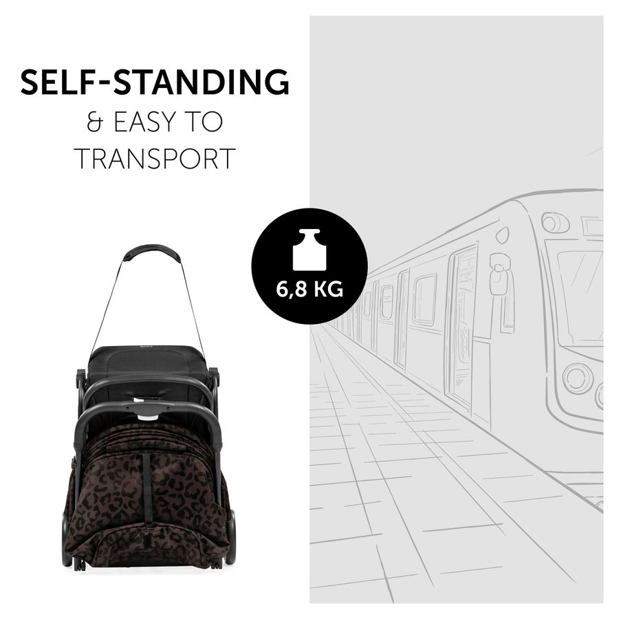 Self-standing and small folding