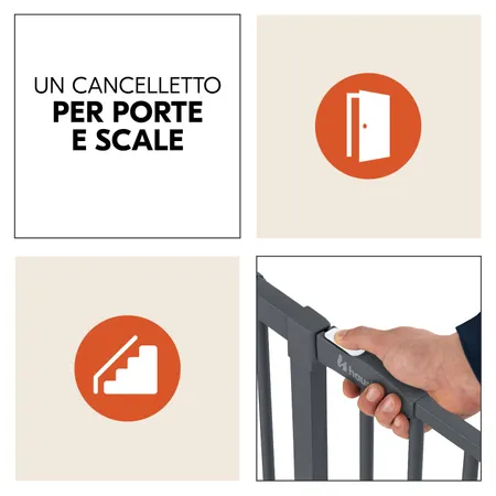 Cancelletto a pressione per porte e scale standard