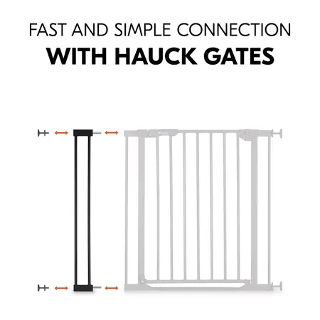 Fast and simple connection with hauck gates