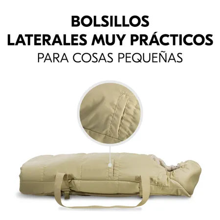Útil: bolsillo lateral extra para objetos pequeños
