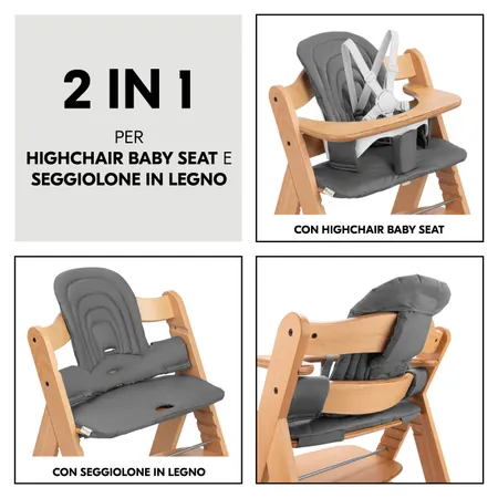 2 in 1: per Highchair Baby Seat e seggiolone