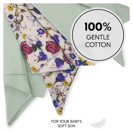 100% gentle cotton for your baby’s soft skin