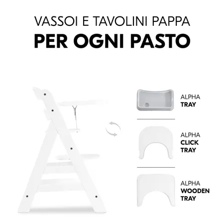 Vassoi coordinati disponibili separatamente