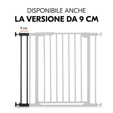 Disponibile nella versione con estensione di 9 cm