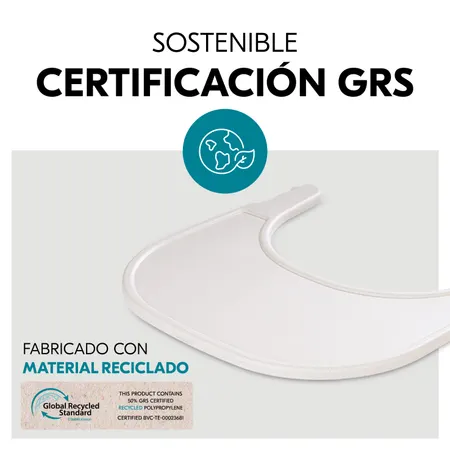 Material sostenible y con certificación GRS