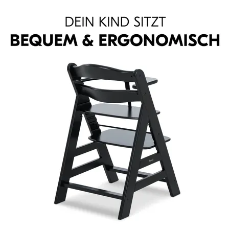 Ein ergonomischer Hochstuhl, der mitwächst
