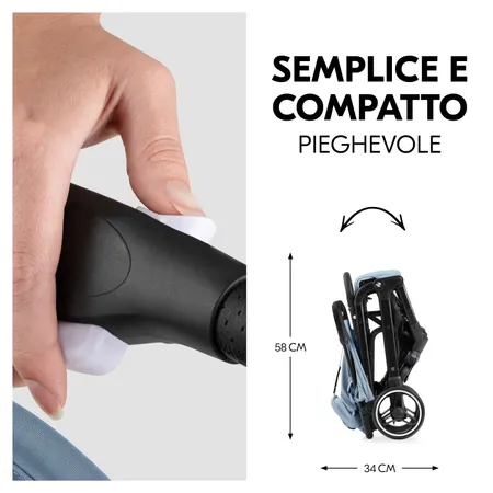 Pieghevole e portatile per un viaggio facile