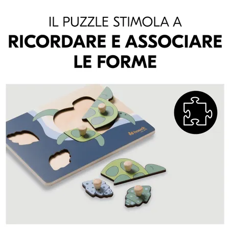 Puzzle che allena a ricordare ed abbinare le forme