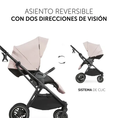 Asiento reversible con dos direcciones de vistas