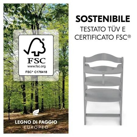Legno sostenibile e certificato FSC®