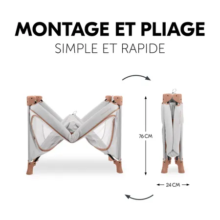 Facile et rapide à monter et à démonter