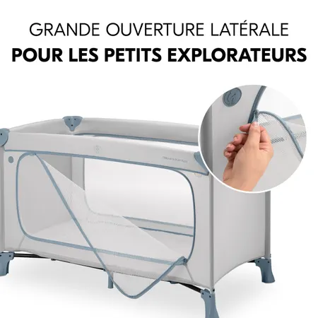 Ouverture latérale pour les petits explorateurs