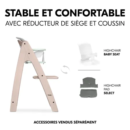 Stable et confortable avec réducteur et coussin