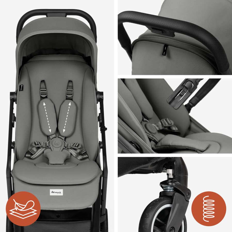 Comfortable and safe – including seat liner