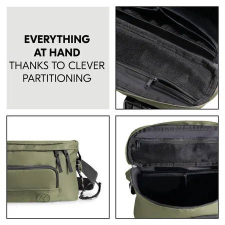 Everything at hand thanks to clever compartments