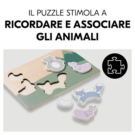 Puzzle che allena a ricordare ed abbinare le forme