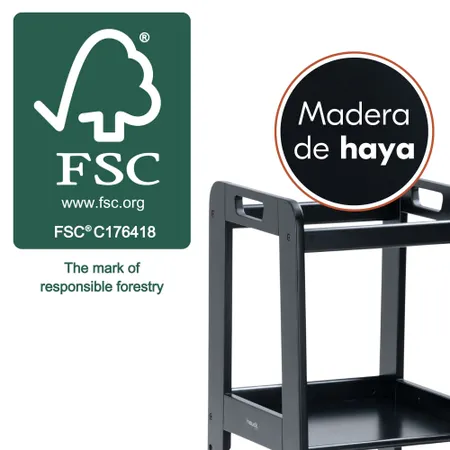 Fabricado con madera robusta