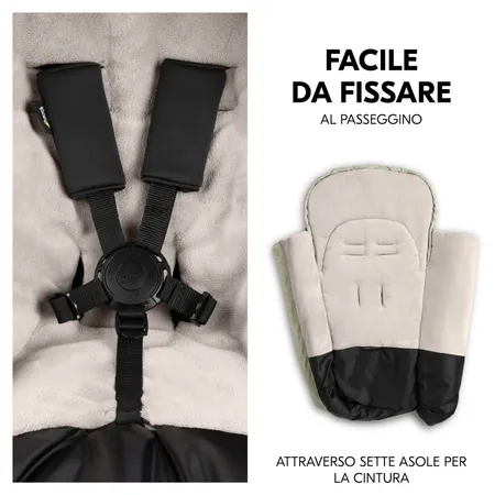 Facile da fissare al passeggino