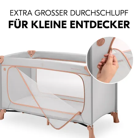 Extra großer Durchschlupf für kleine Entdecker