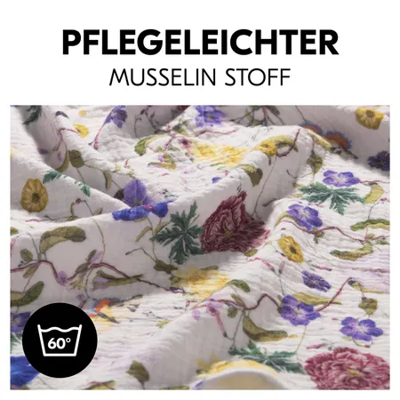 Pflegeleichter Musselin Stoff