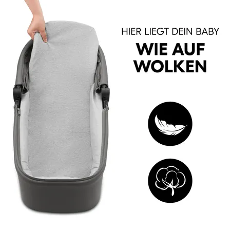 Bequeme, weich gepolsterte Babywanne