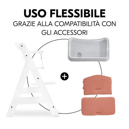 Flessibile perché compatibile con gli accessori