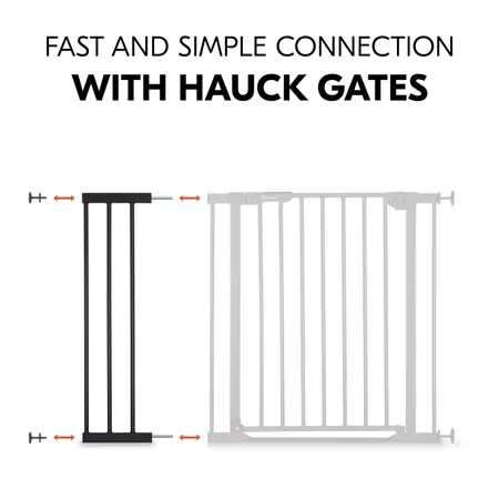 Fast and simple connection with hauck gates
