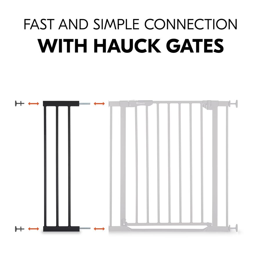 Fast and simple connection with hauck gates