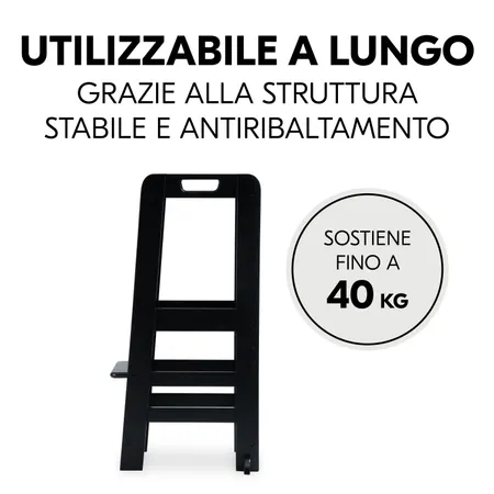 Utilizzabile a lungo grazie alla struttura stabile