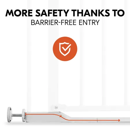 More safety due to barrier-free access