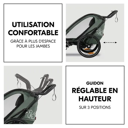Très confortable à pousser