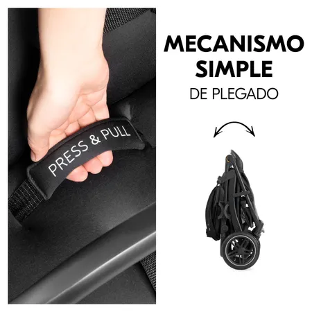 Cierre de una mano: plegado y compacto en segundos