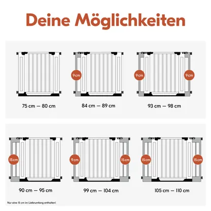 Safety Gate Extension 15 cm Eco