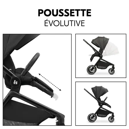 Si&egrave;ge de poussette &eacute;volutif avec deux directions