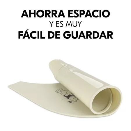 Ahorra espacio y es fácil de guardar