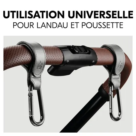 Compatibles avec la plupart des poussettes